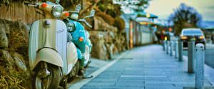 Vintage Vespa hire