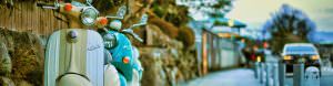 Vintage Vespa hire