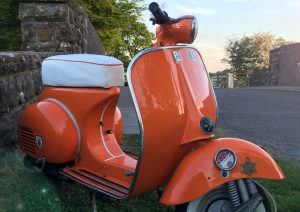 Vintage Vespa hire